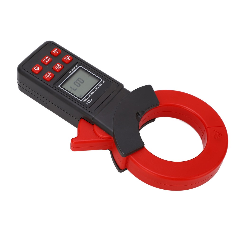 AC Leakage Ammeter Clamp LCD Backlight High Accuracy Leakage Current Meter