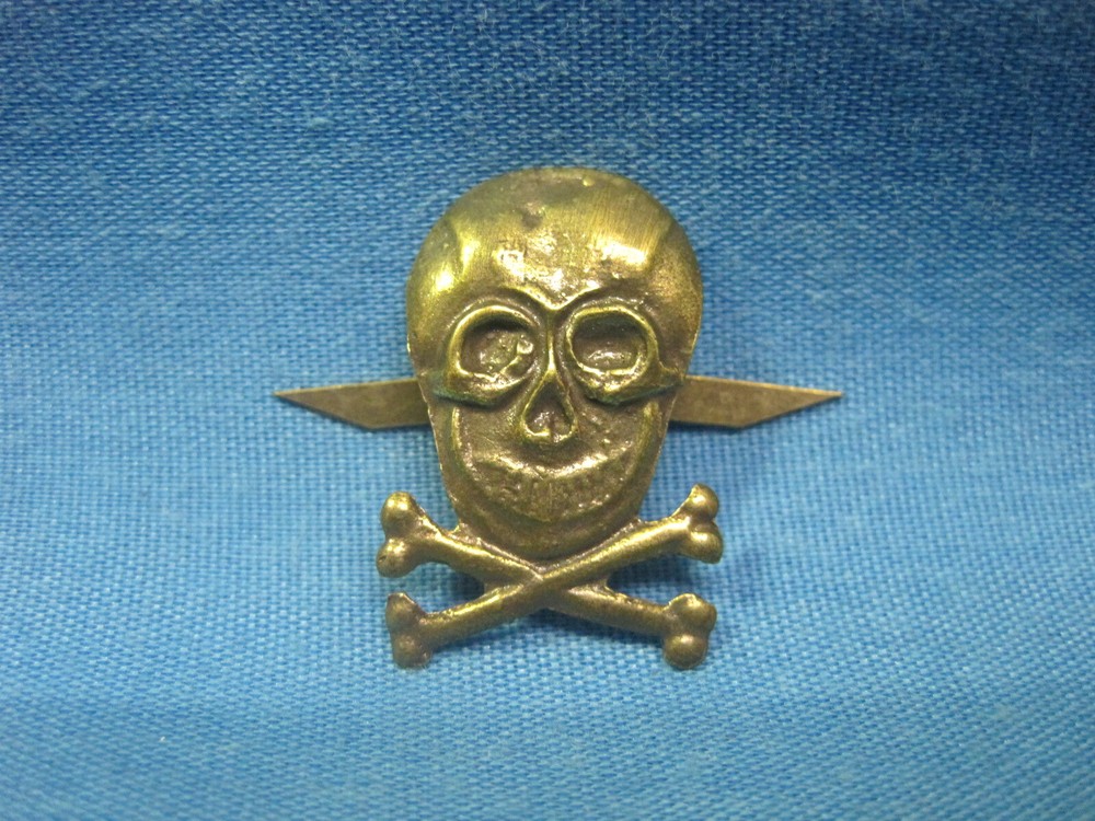 Skull. Bronze. Emblem.