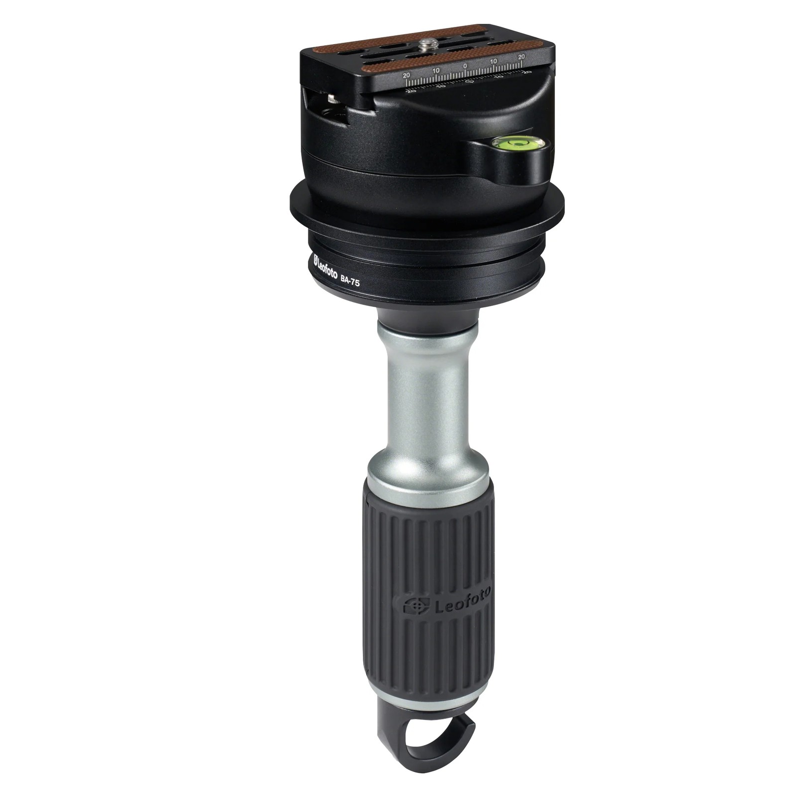 Leofoto YB-75LRC Leveling Head+BA-75 Half-Bowl Adapter for 75mm Bowl