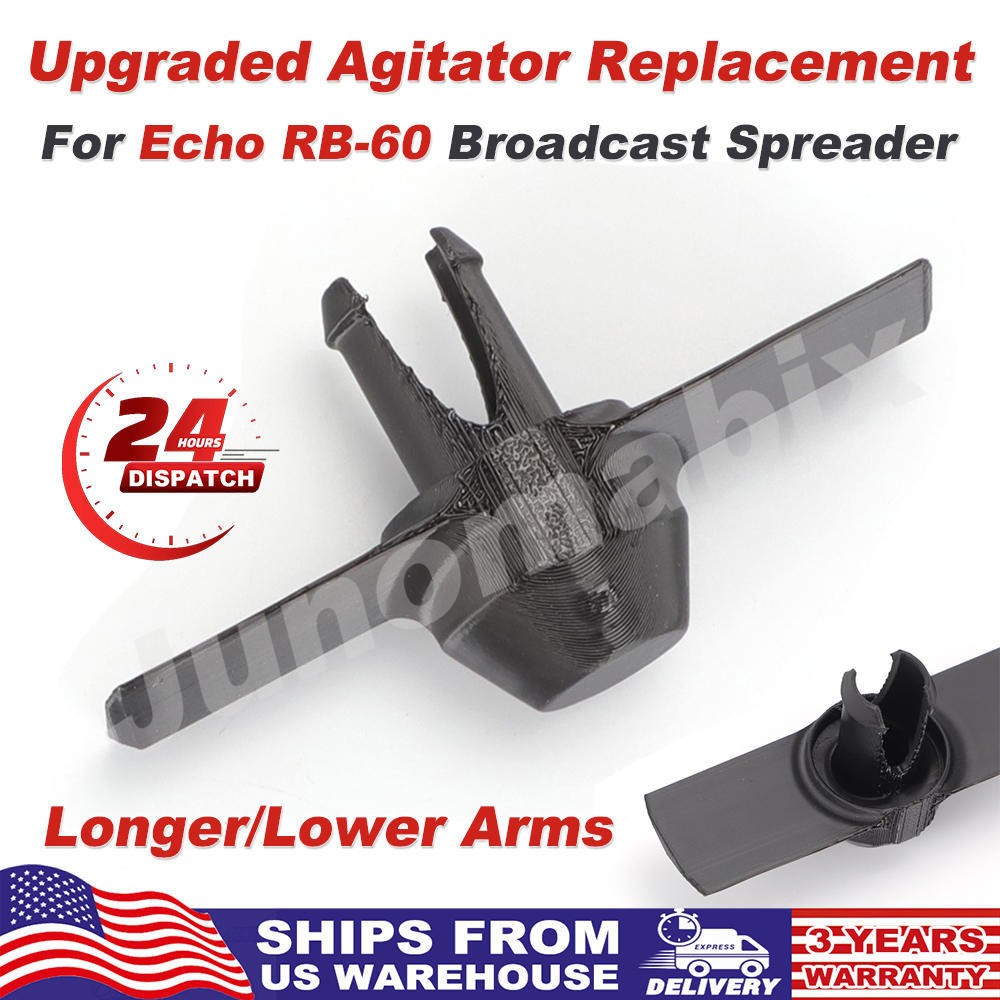 Upgraded Agitator Replacement Part For Echo RB-60 Broadcast Spreader Longer Arms