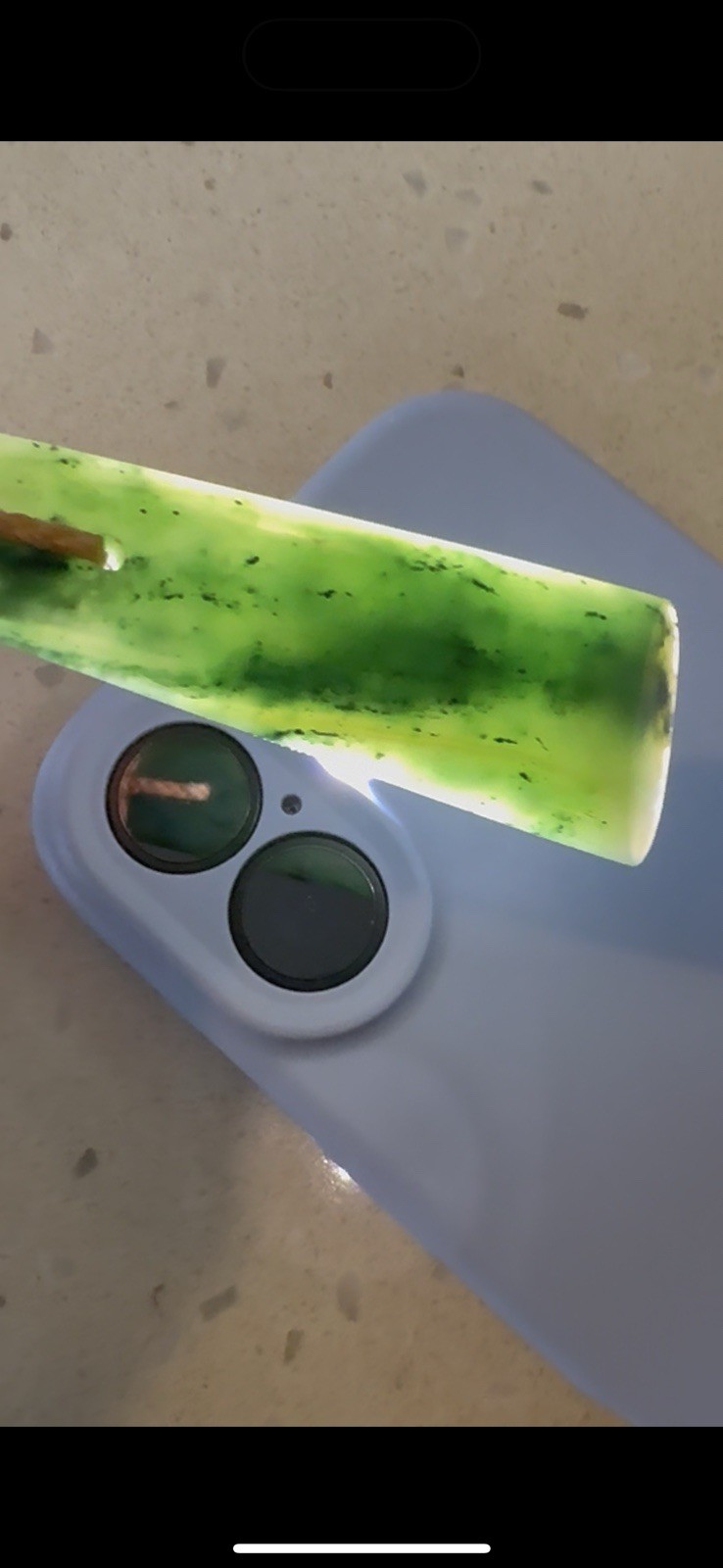 Hand Carved Big Sur Jade Toki Pendant - California Nephrite - 6cm Large Adze