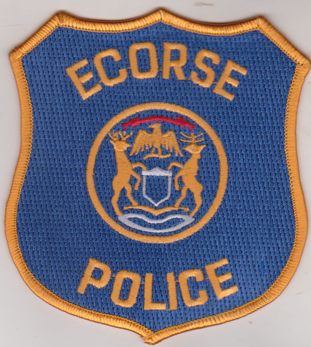 Ecorse MI Police non shield shape patch