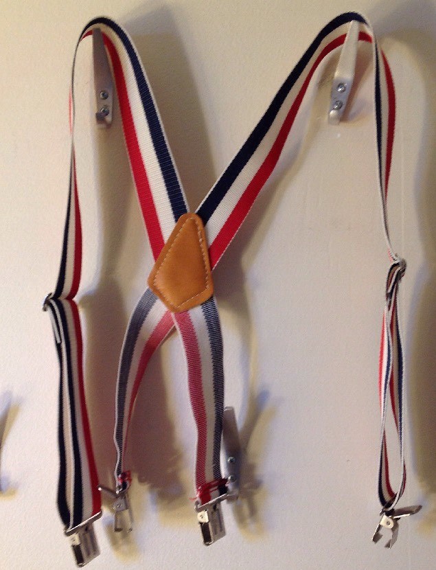 Red White And Blue Custom suspenders