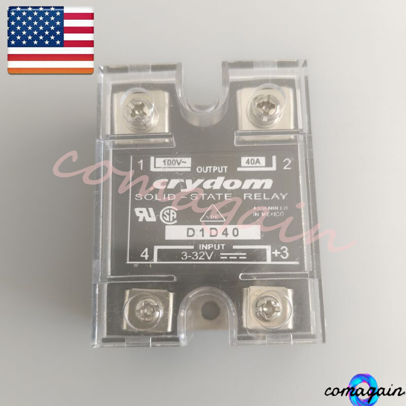 SSR Solid State Relay For Crydom D1D40 Module 3-32VDC SPST-NO 40A Load 100VDC