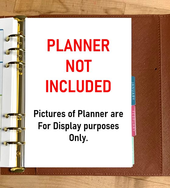 Order Tracker Dashboard 4 use with ErinCondren A5 Ring Agenda-