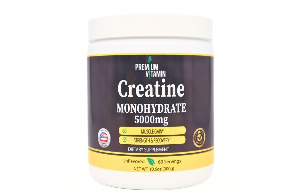 Creatine Monohydrate Powder 5000mg - 5 Grams Per Serving