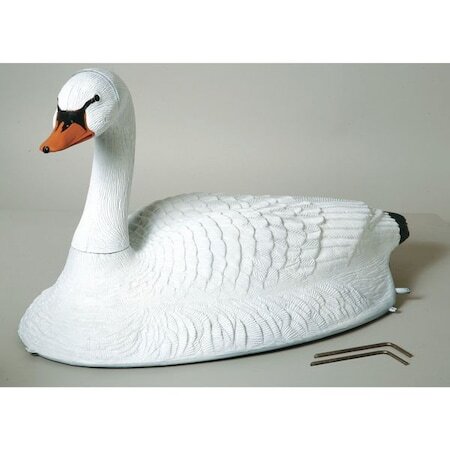 Flambeau 5889Lo Pond Swan Decoy,36 In. L,18 In. W