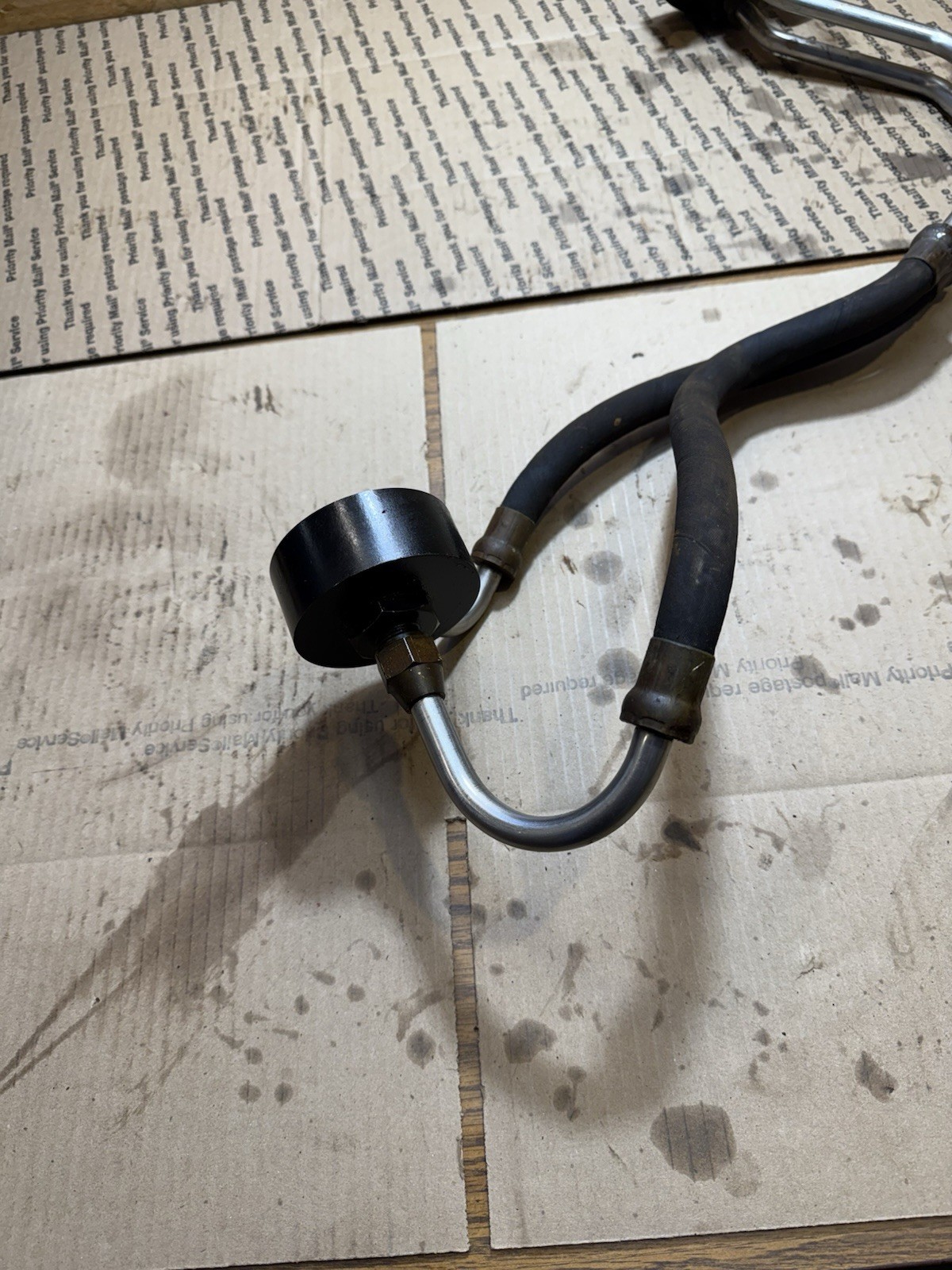 Mercruiser V6 4.3 engine oil filter remote system