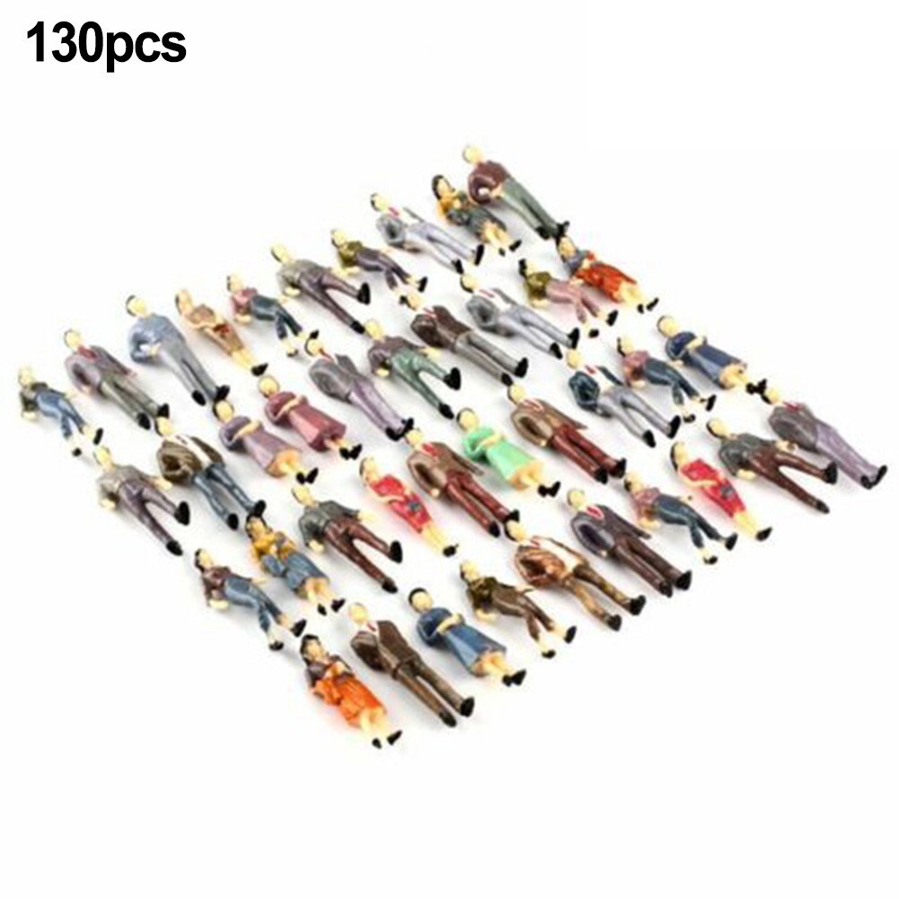 130Pcs O Scale 1:48 Painted Figures People Passenger Different Poses People New