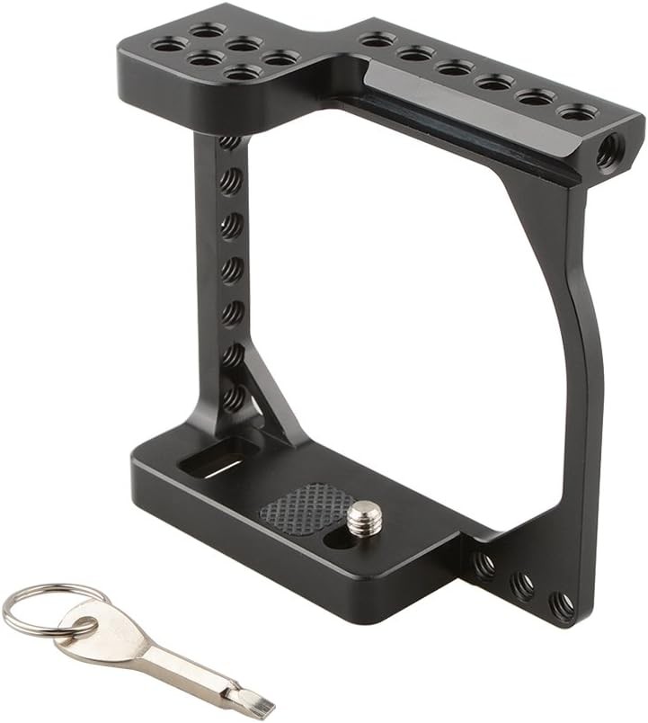 CAMVATE Tiny Cinema Camera Cage Kit for EOS-M - 1850 Black-2