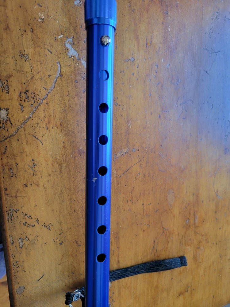 Walking Cane Foldable, Adjustable, Collapsible, Free Standing Blue