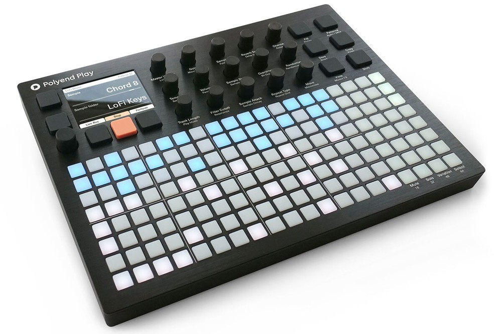 Polyend Play Sample and MIDI Based Groovebox with 8 Audio, 8 Poly MIDI tracks