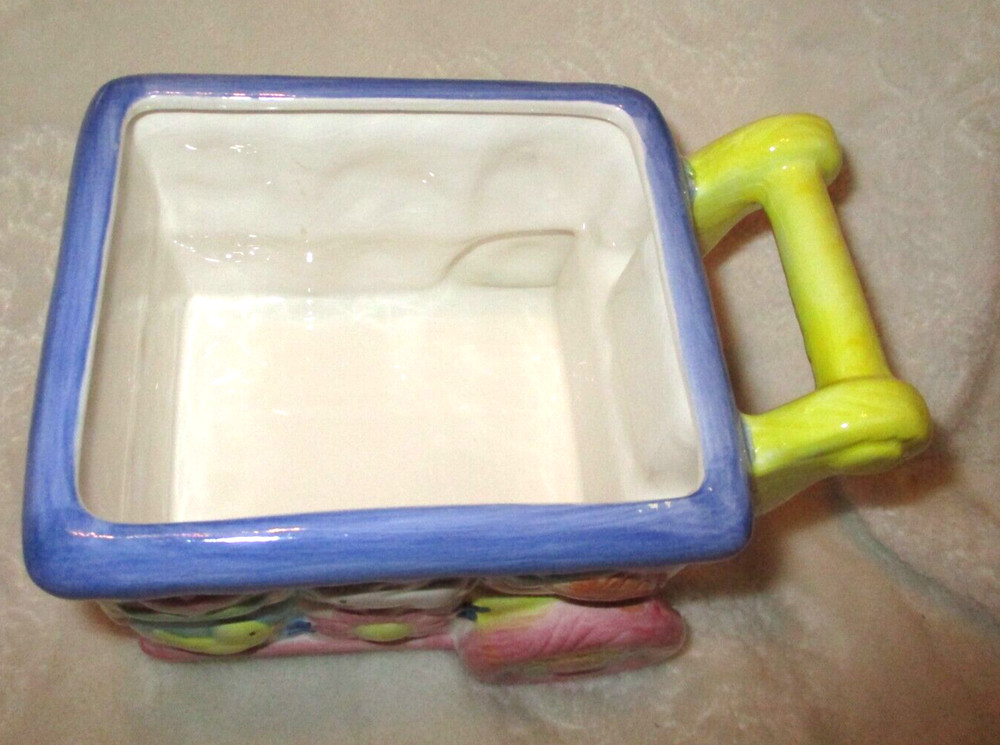 Easter/Baby~Ceramic Cart Planter~Easter Collection~Early 2000