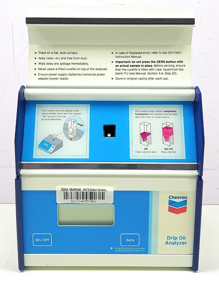 Chevron 603303 Drip Oil Analyzer 7861