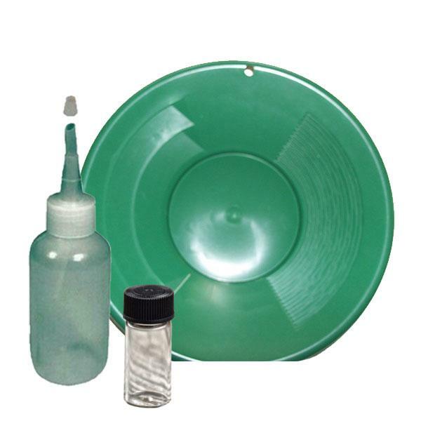 GGG3 10" Green Gold Pan Panning Kit