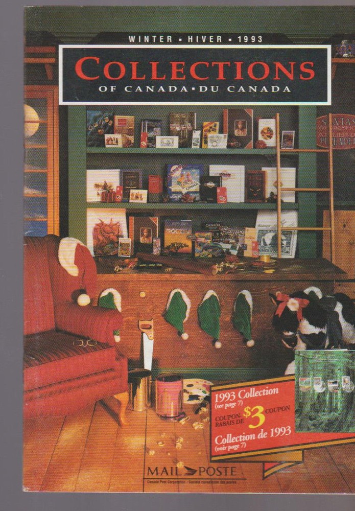 Collections of Canada Winter 1993 Stamp Catalog Mail Poste