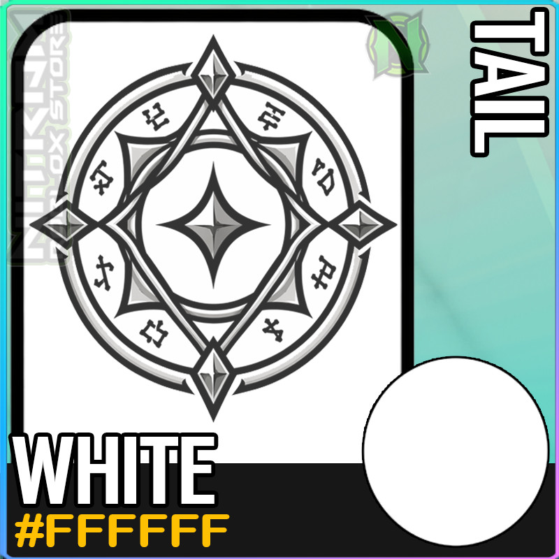 World Zero WZ - COSMETICS - #FFFFFF (BRIGHT WHITE) - TAIL