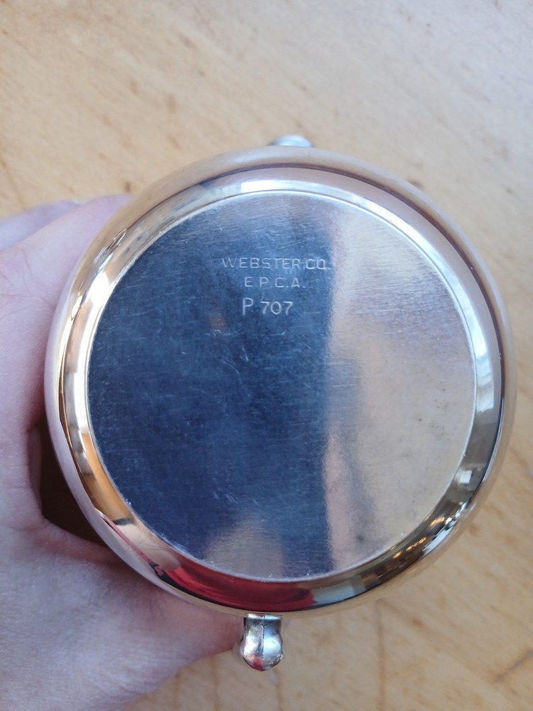 Antique Webster Co. Silver Plated Cream & Sugar Set