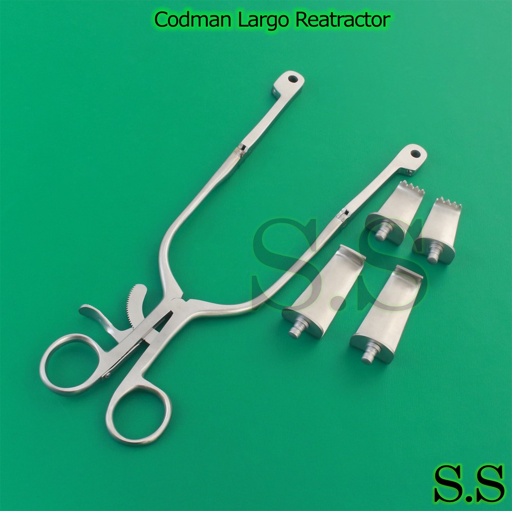 Codman Largo Cervical Retractor Blade 16x40mm Sharp+16x55mm Blunt