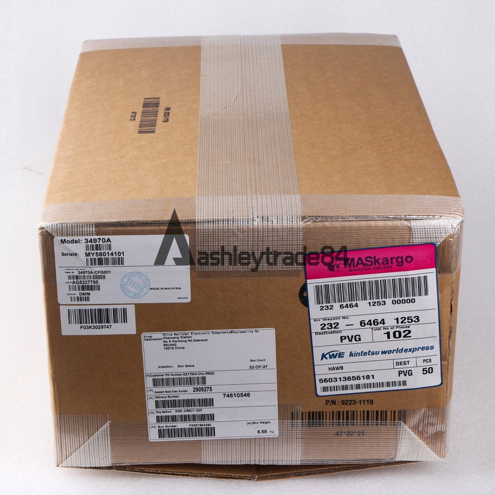 ONE NEW keysight 34970A data acquisition switch