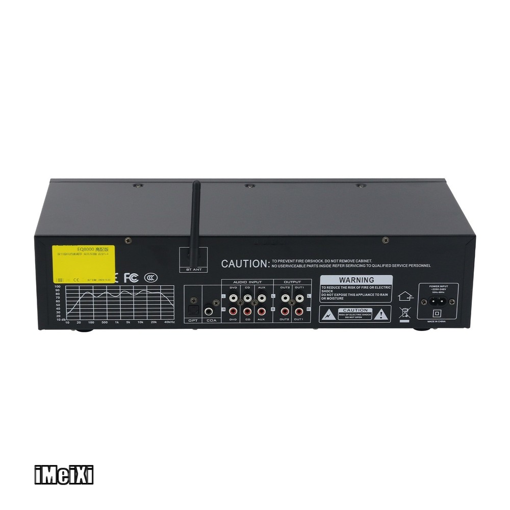 EQ8000 Green LED EQ Equalizer Bluetooth Optical Fiber Coaxial Digital Processor