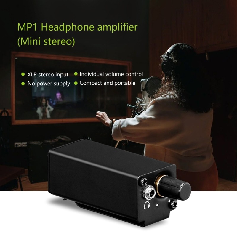 Studio Grade Portable Headphone Amplifier,Noise Reductions Feature Stage Use