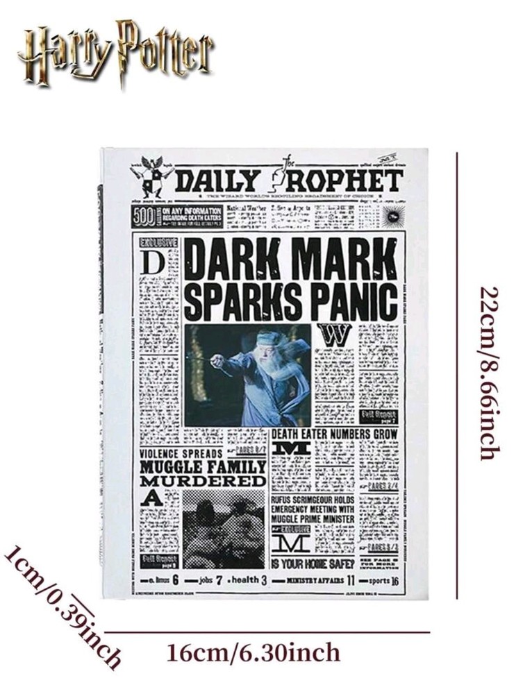 Harry Potter Daily Prophet Diary Notebook