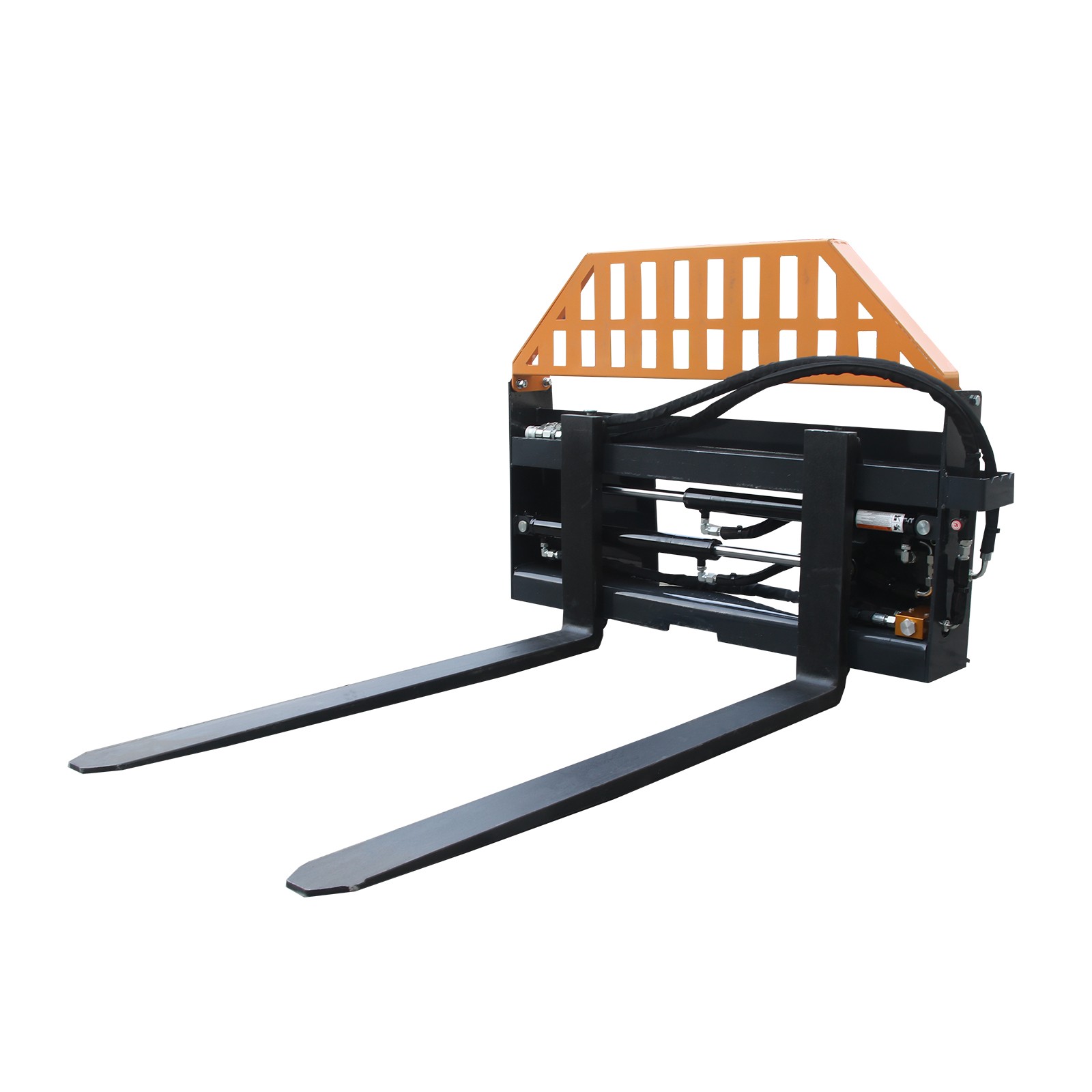 Wolverine 4000LBS Hydraulic Adjustable Forks Skid Steer Attachment For Bobcat US