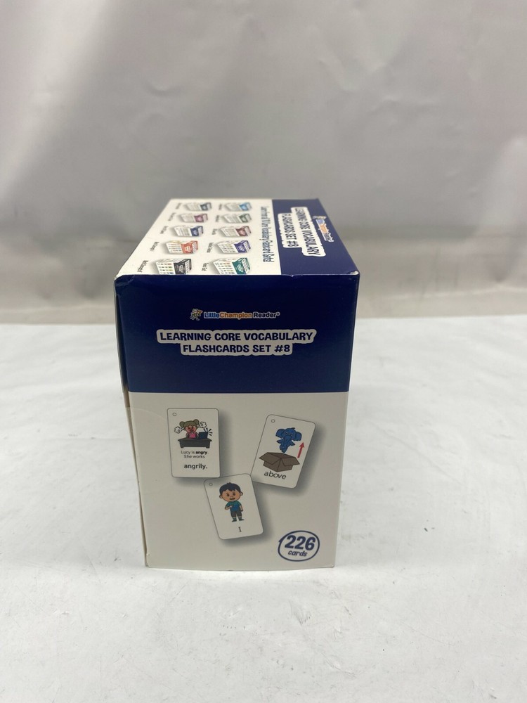 Little Champion Reader Set 8 Flash Cards for Toddlers