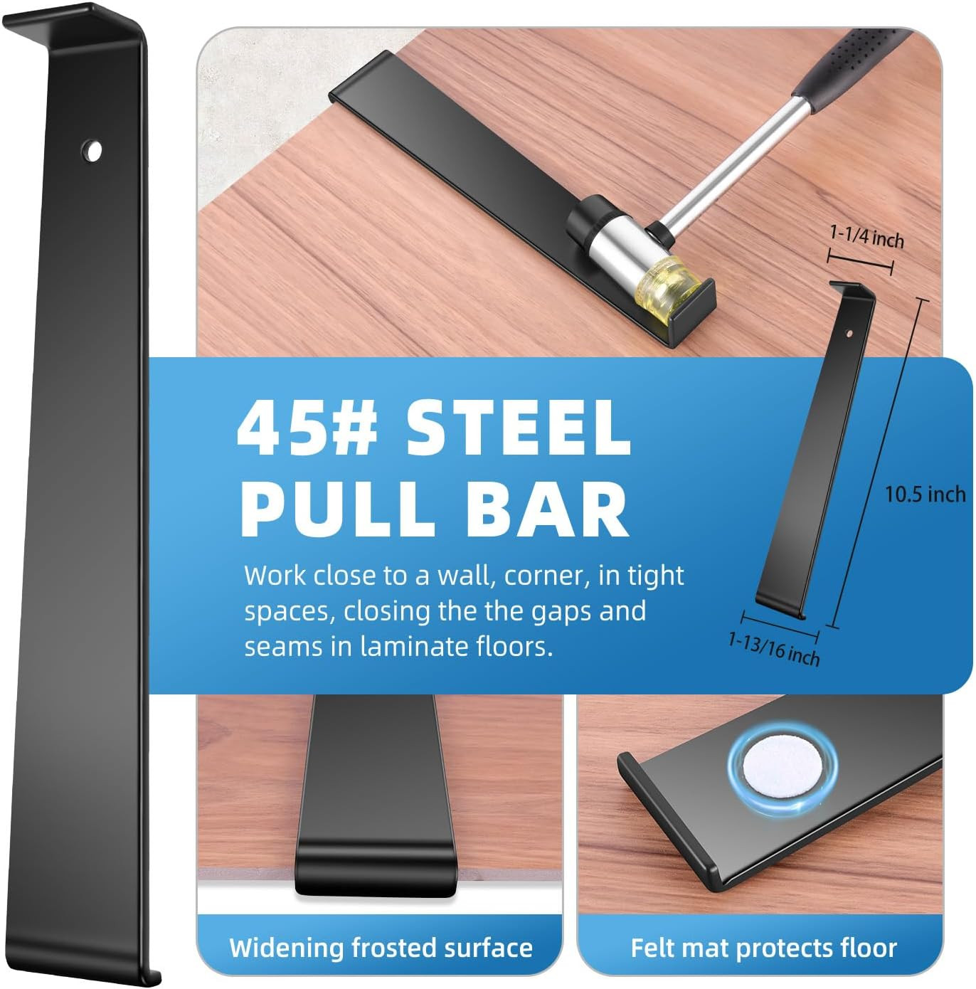 43-Piece Laminate Flooring Tools, LVP Installation Kit, Vinyl Flooring Tools