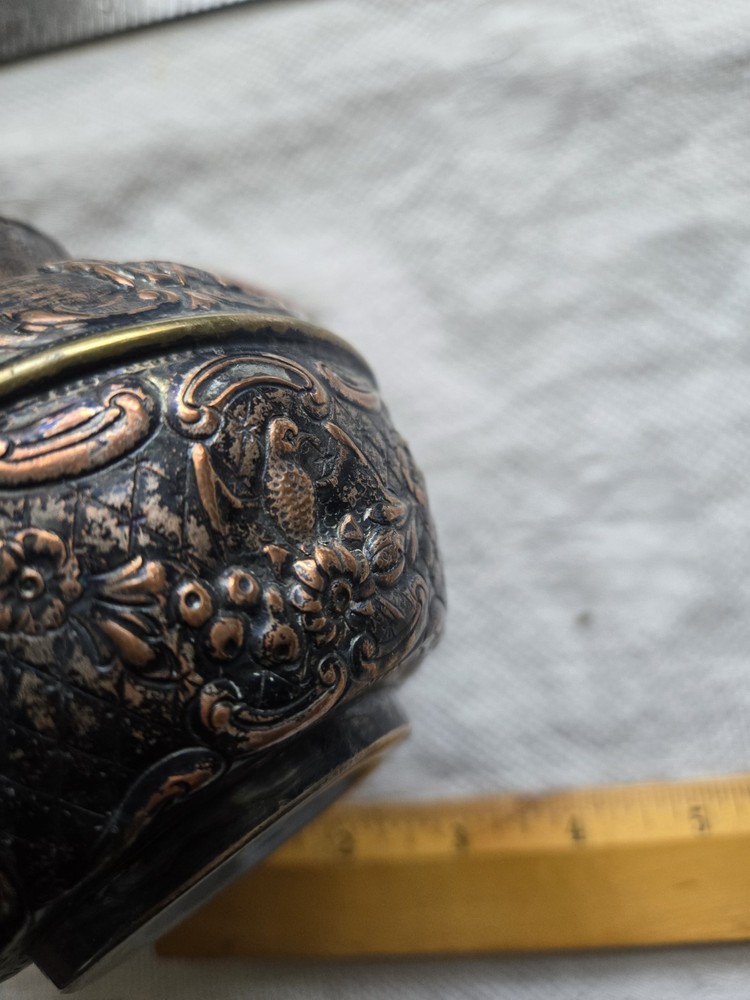 Vintage E G Webster And Son Repousse Teapot