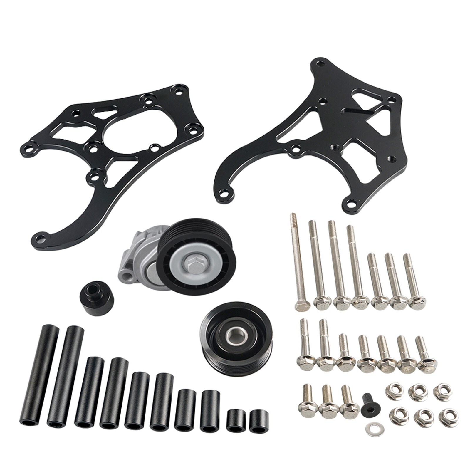 For LS1 LS2 LS3 LS6 Vortec Truck 508 AC Compressor Bracket w/ Tensioner Kit