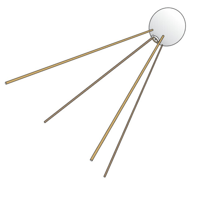 Odd'l Rockets Flying Model Rocket Kit Sputnik  ODD 401