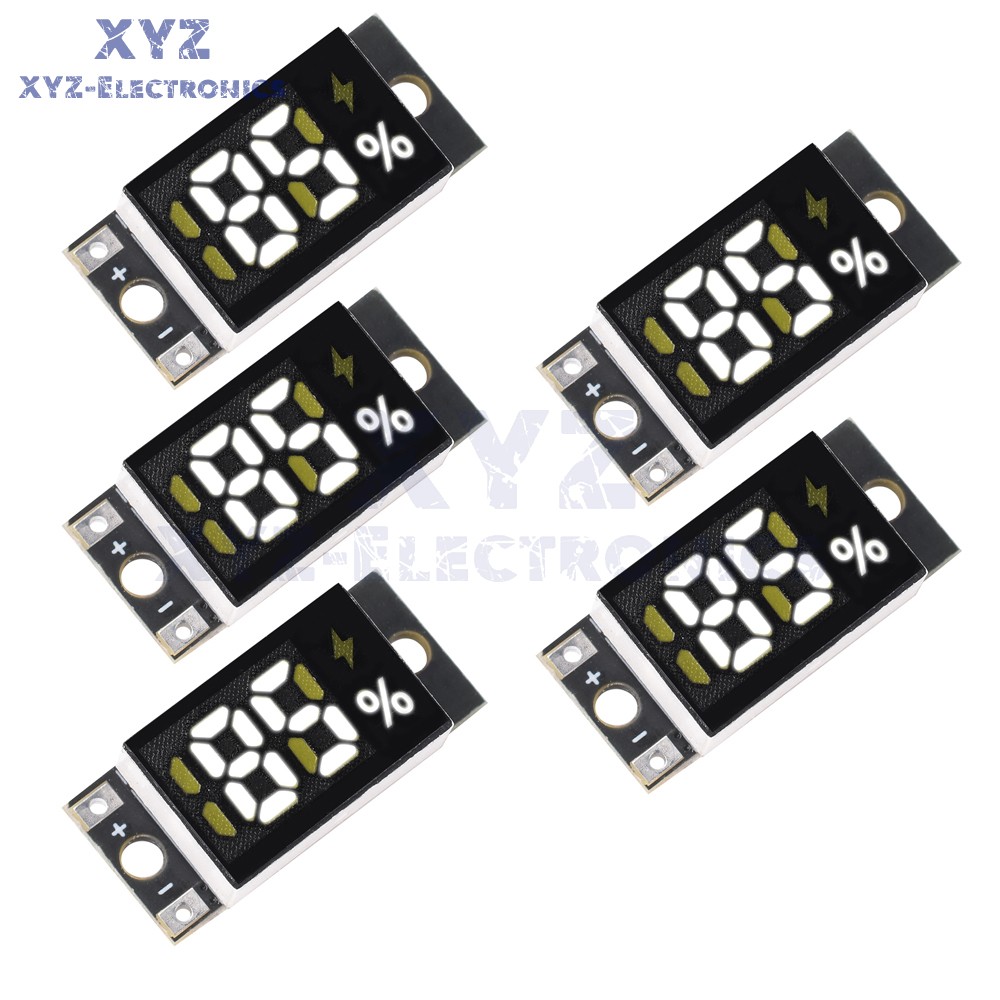 5PCS Battery Level Indicator Module Capacity Indicator for A/AA/AAA 1.5V 3V