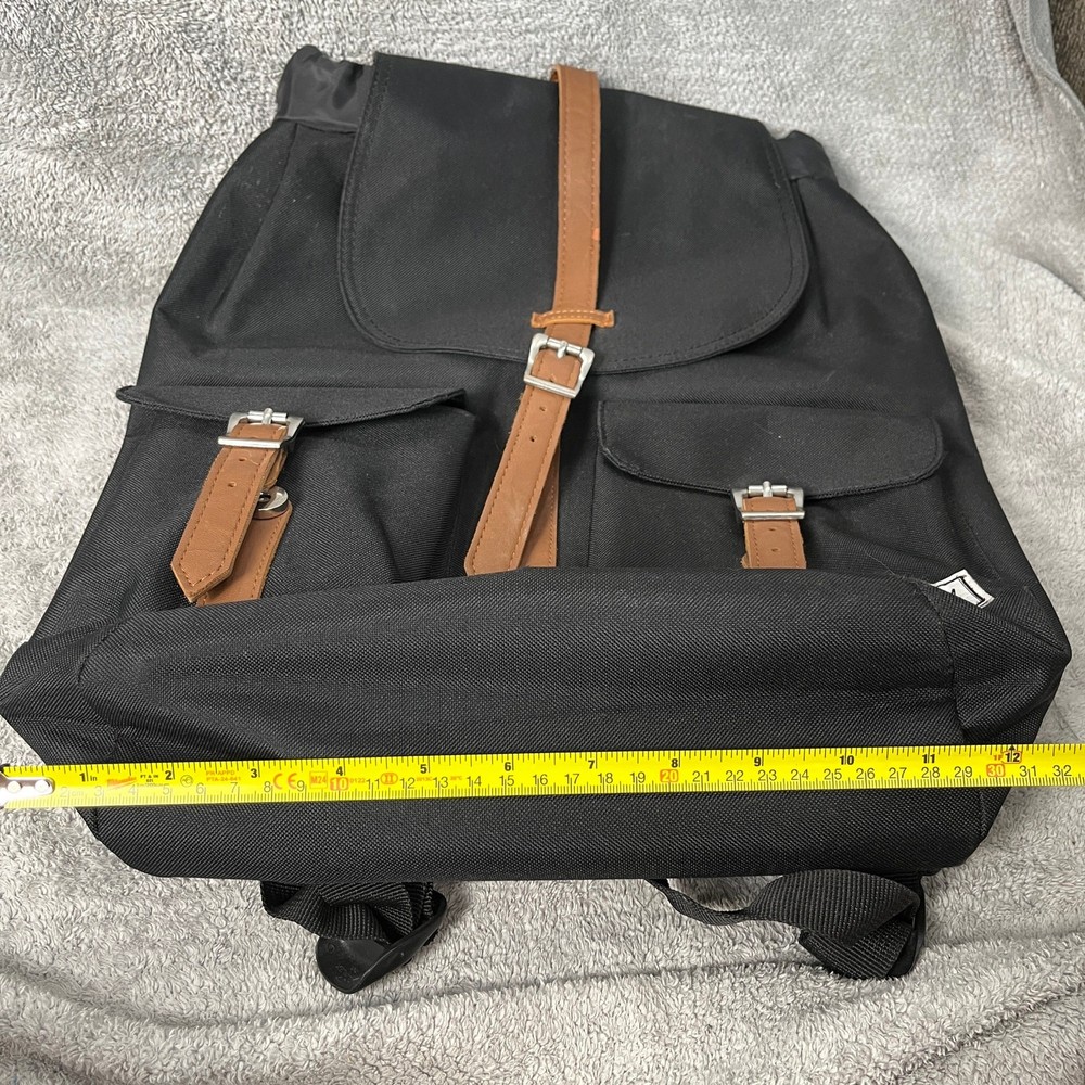 Herschel supply backpack Dawson’s backpack black with brown & buckles