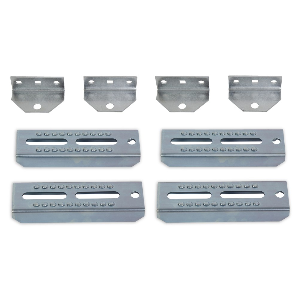 4× 8" Galvanized Swivel Top Bunk Bracket Adjustable Boat Trailer 3x3