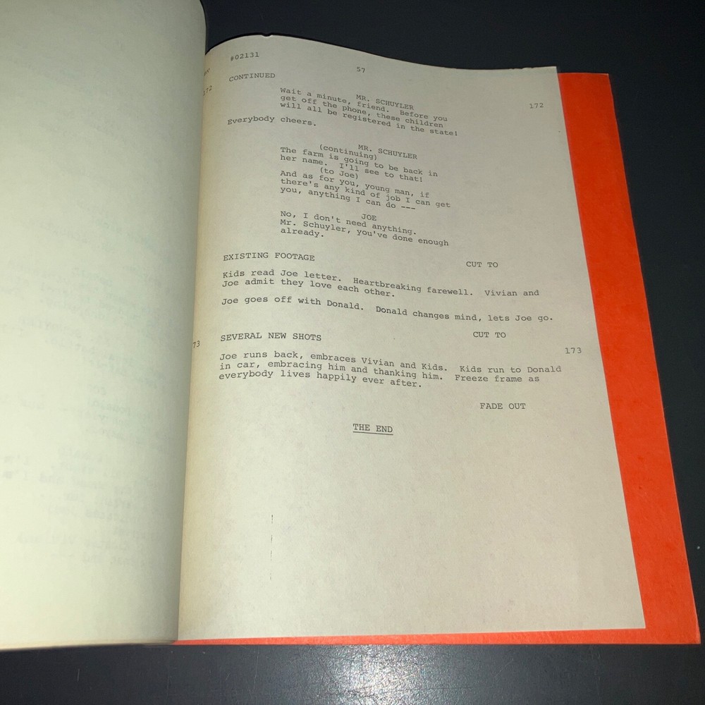 Original 1981 Bustin’ Loose Movie Script Richard Pryor Revised Final Draft COA
