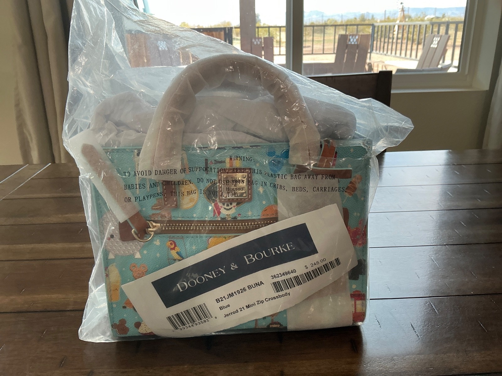 Disney Dooney & Bourke Jerrod Maruyama Crossbody Handbag NWT