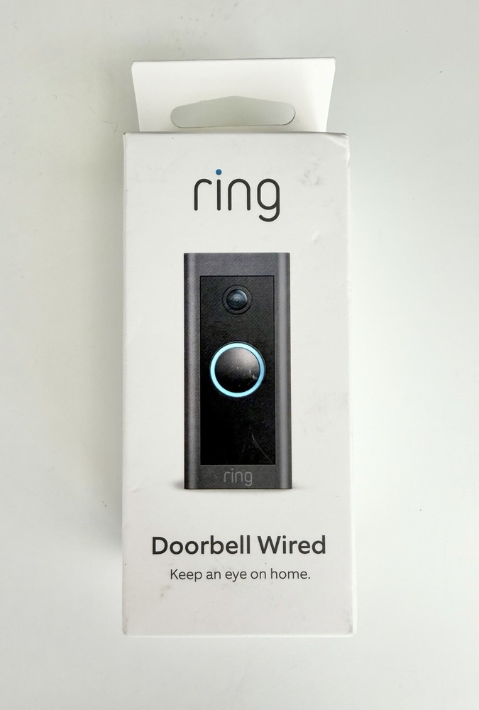 Ring Video Doorbell Wired - Black