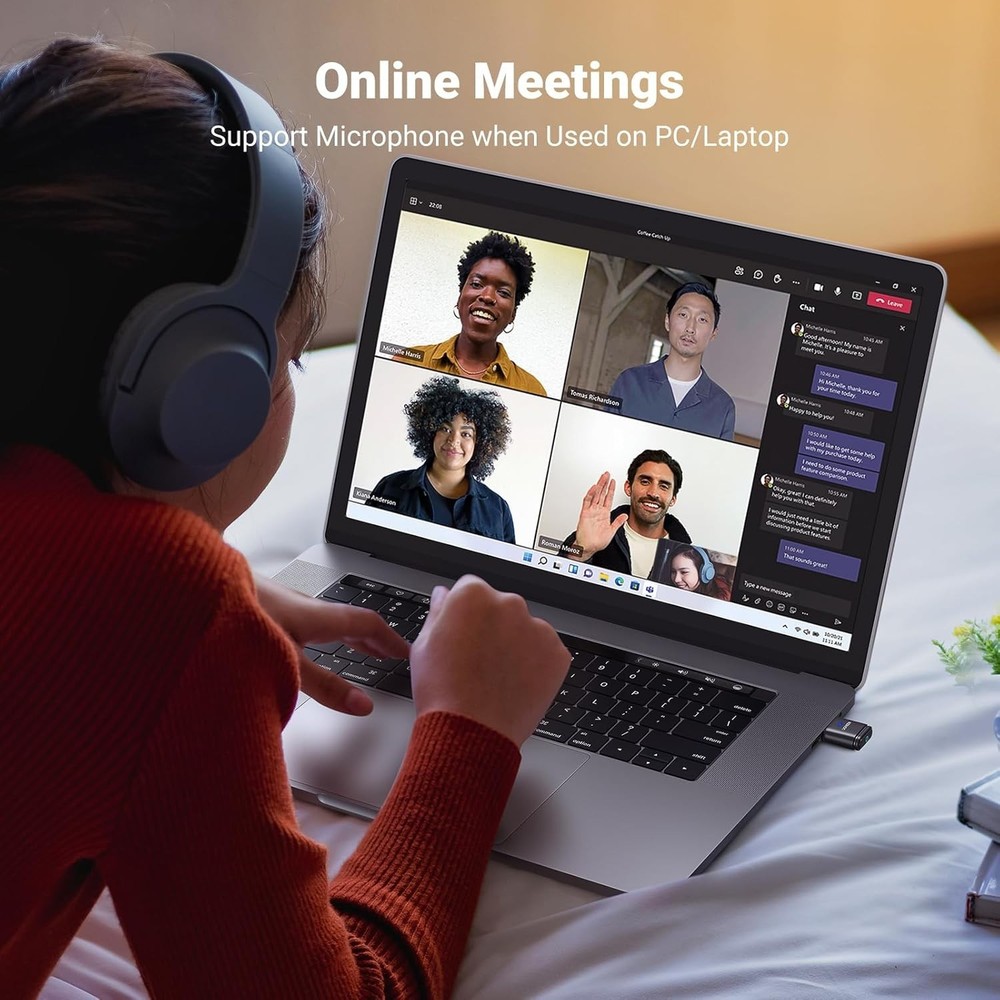 Plug & Play Bluetooth Audio Adapter - Seamless Connection for PS5, Switch, PC