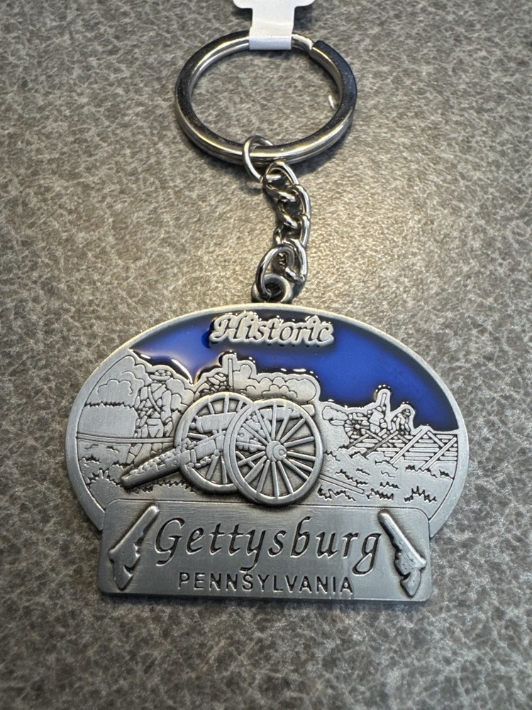Historic Gettysburg Cannon keychain