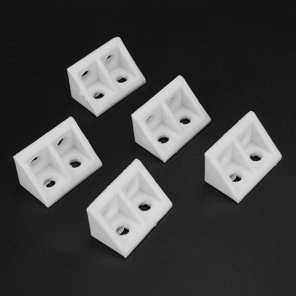 50pcs Plastic Right Angle Corner Brace Durable Reinforcement For