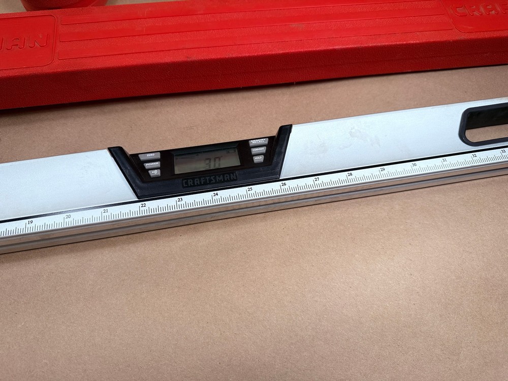 RARE Craftsman Digital Level Multi-Function w Laser Trac 48" Angle Finder 948290