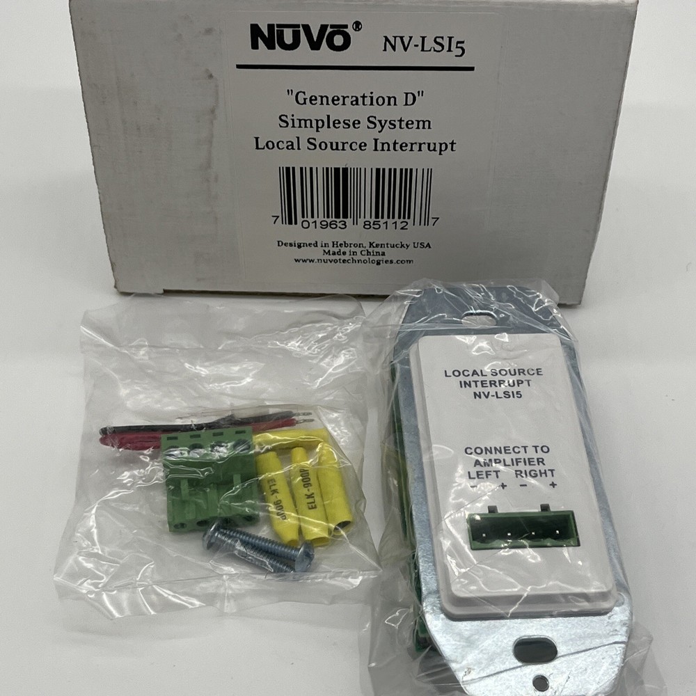 Nuvo Technologies "Generation D" Simplese System Local Source Interrupt NV-LSI5