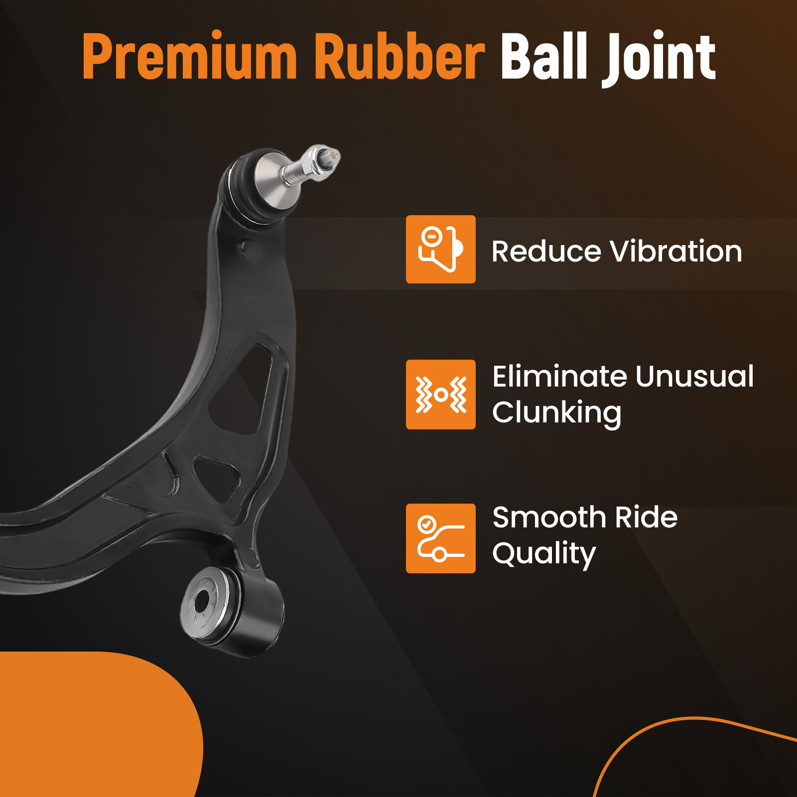 Suspension Front Strut w/ Control Arms Kit for 2013-2019 Ford Explorer 3.5L AWD