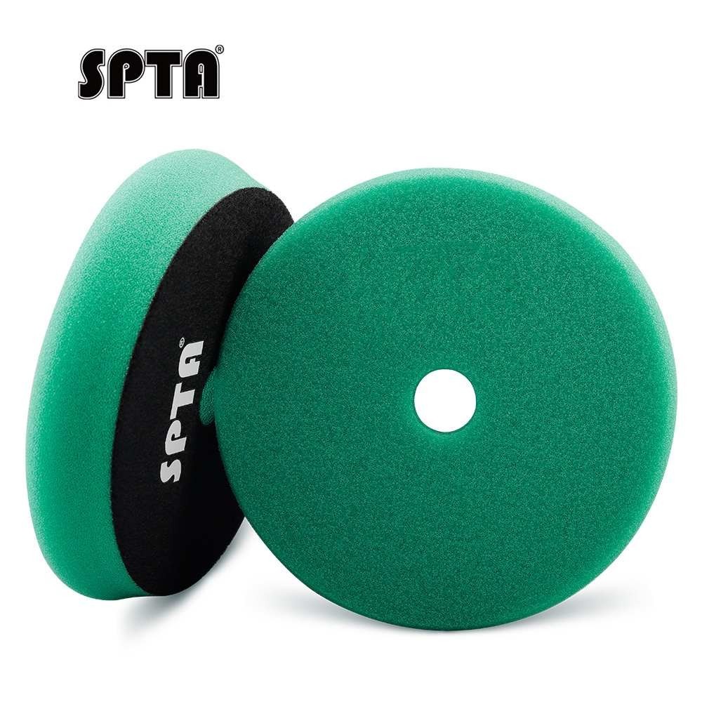SPTA 1Pc 3" 5" 6" Hook Loop Buffing Polishing Pads for Rotary Orbital Buffer