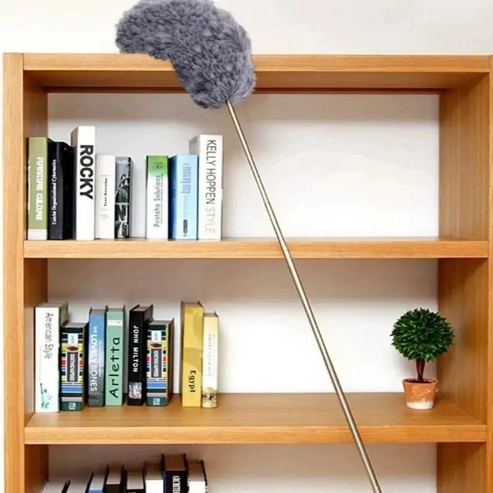 Microfiber Duster Soft Feather Dusting Brush Household Extendable Cleaning Tool*