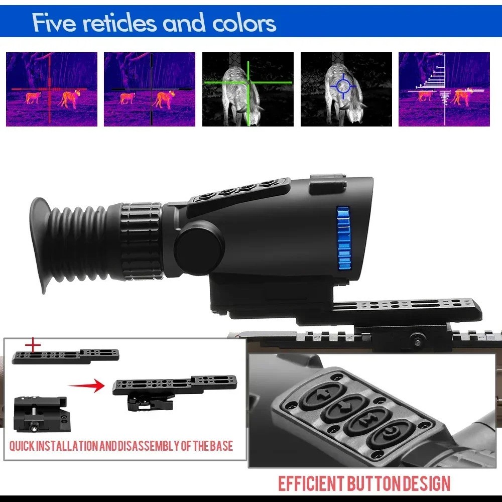 GRL325 Thermal Night Vision Rifle Scope 25mm Multi-Function One-Shot Zeroing