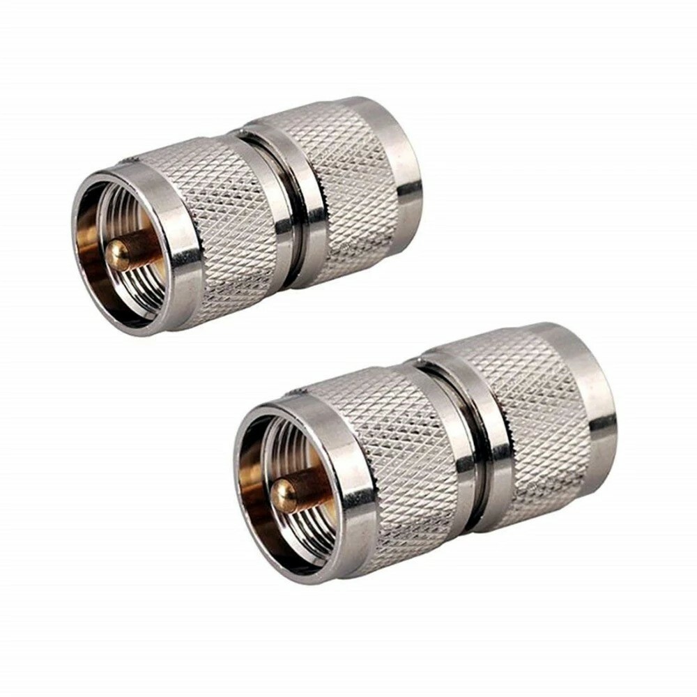 PL259 Male Plug to UHF Male PL-259 RF Coaxial Adapter Connector