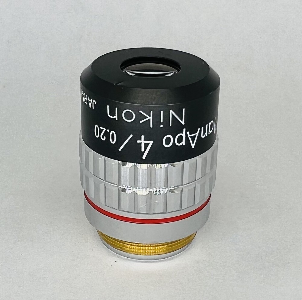 Nikon CFN Plan Apo 4X/0.20 Microscope Objective Lens Apochromat 160mm